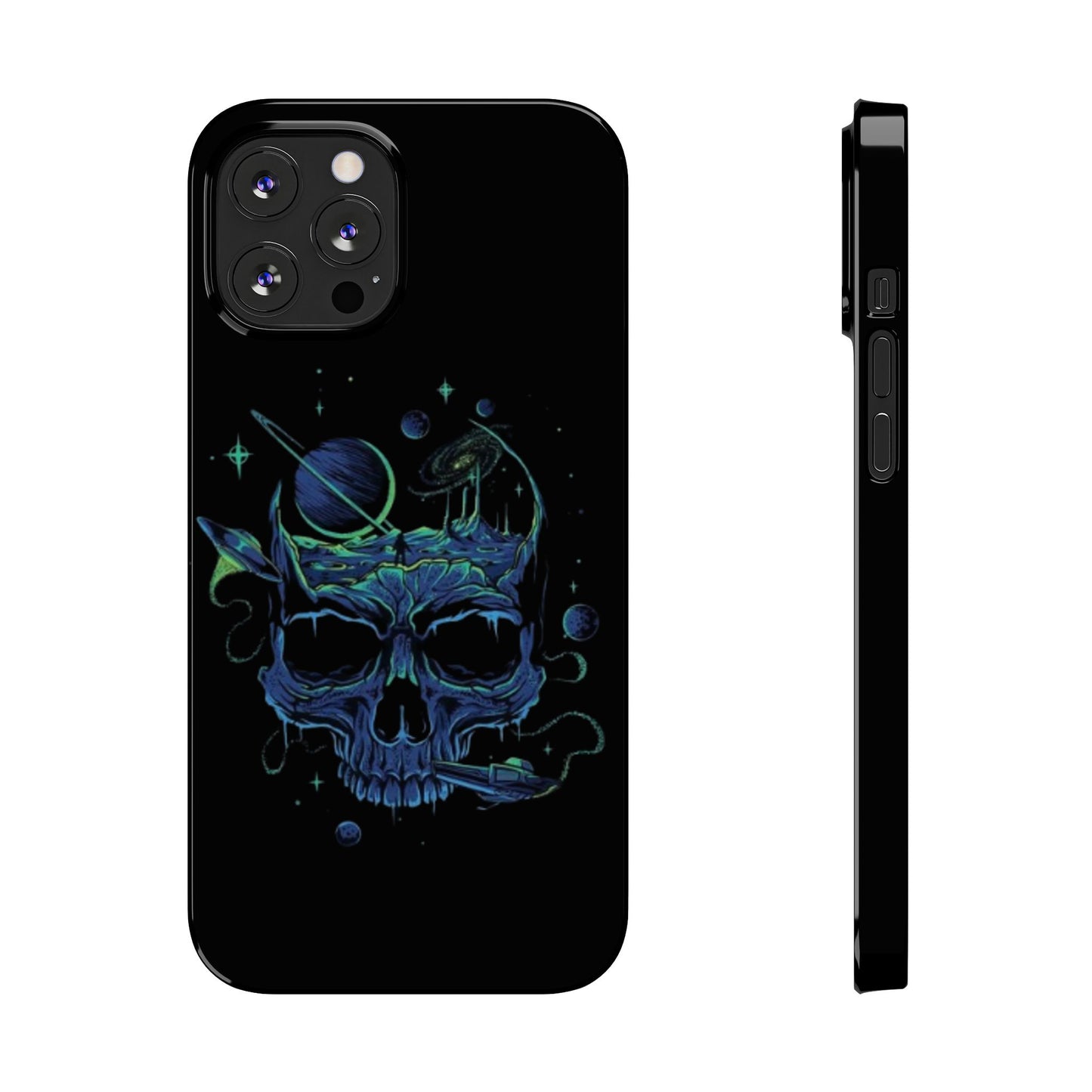 Phone Case - Cosmic Skull Design