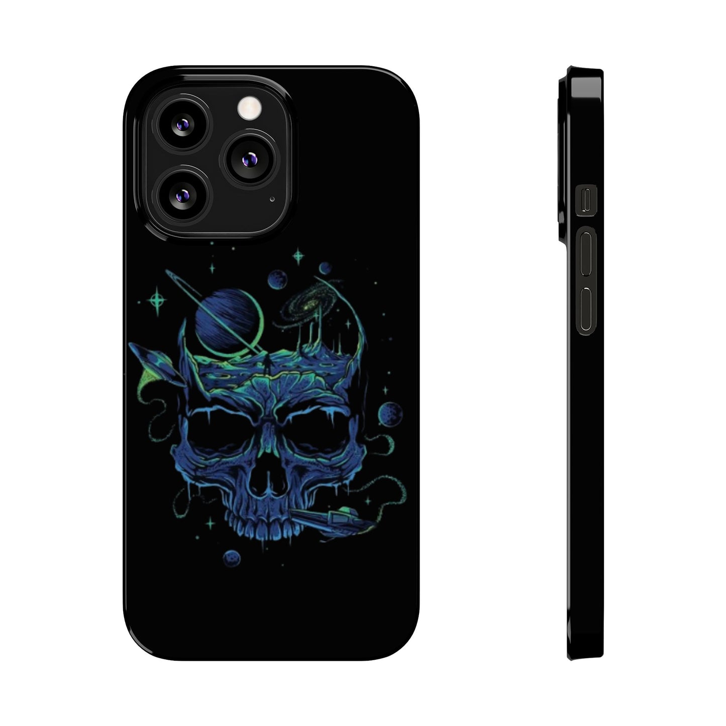 Phone Case - Cosmic Skull Design