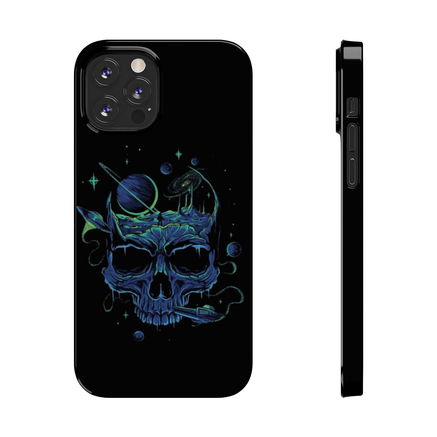 Phone Case - Cosmic Skull Design